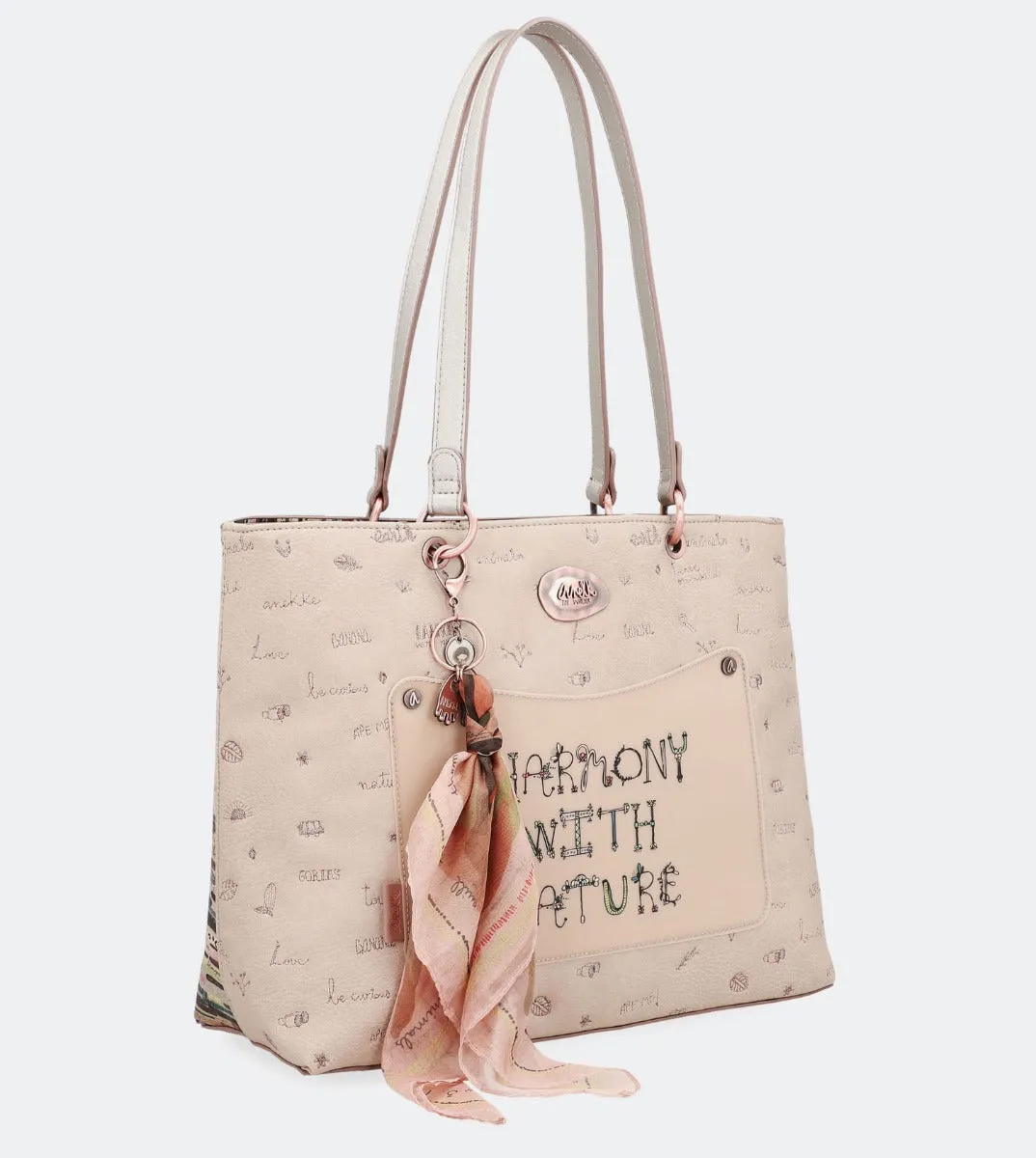 Nature vinyl tote bag