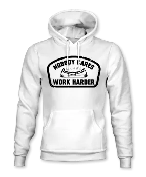 Nobody Cares Work Harder Patch Hoodie