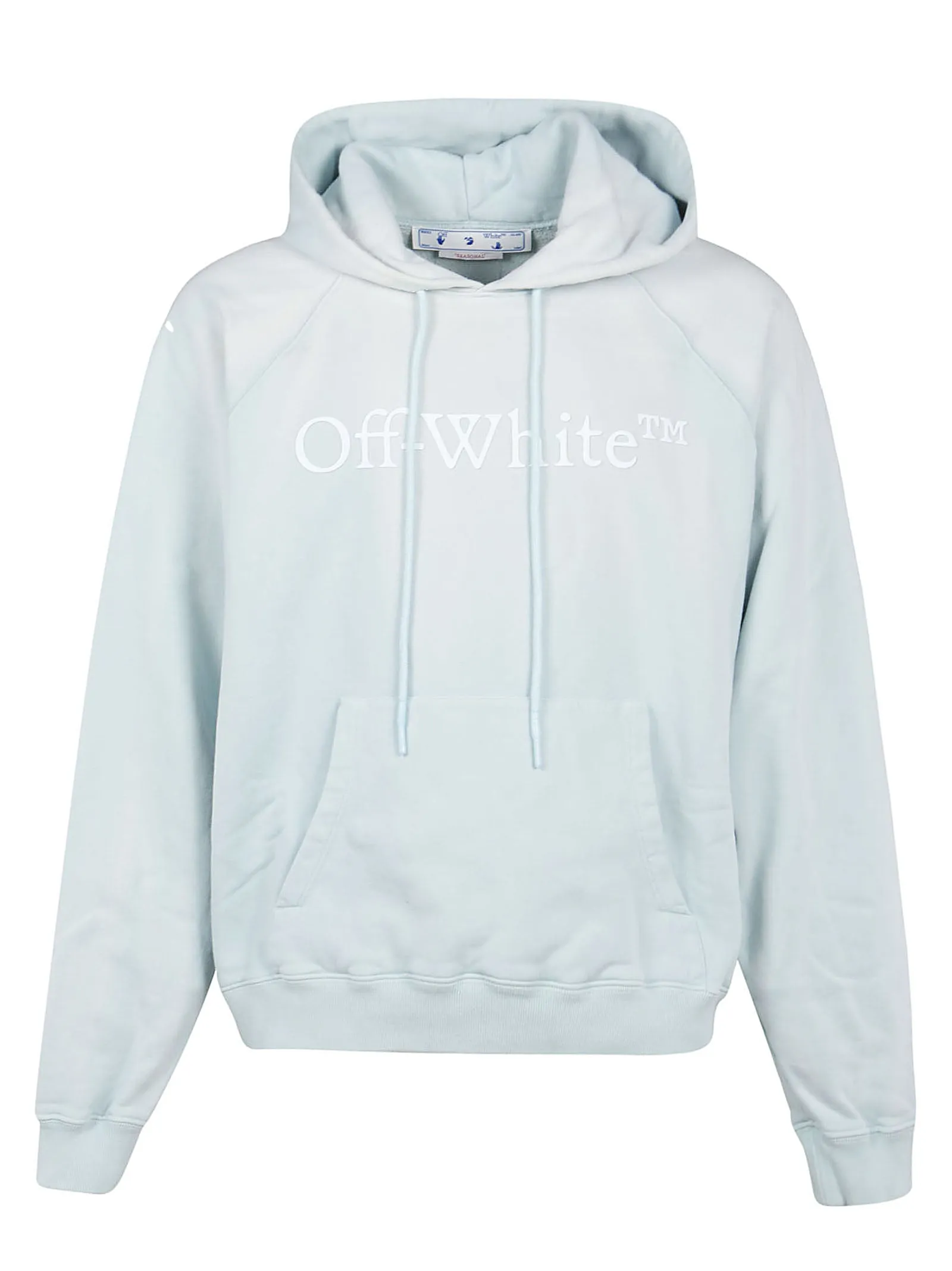 Off-White Logo Printed Drawstring Hoodie