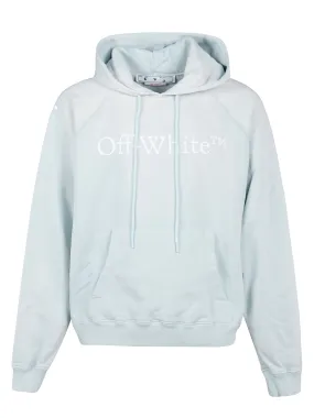 Off-White Logo Printed Drawstring Hoodie