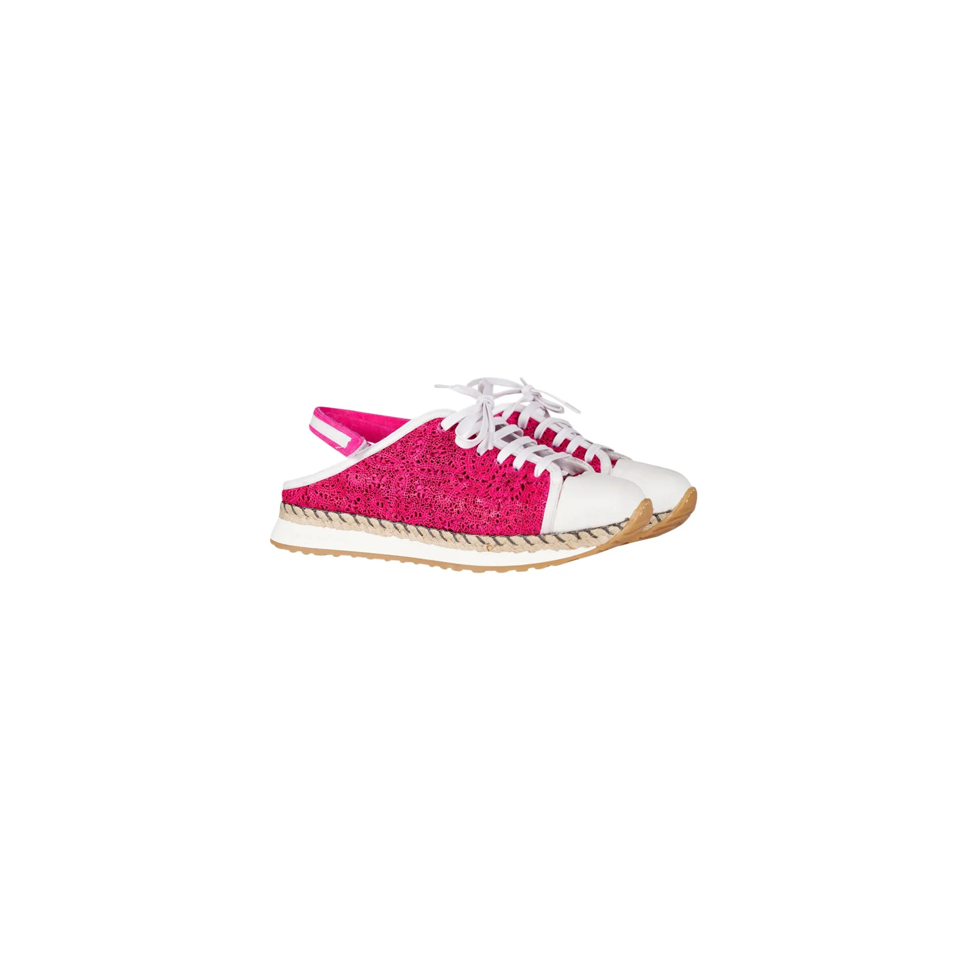 Open Back Sneaker Burano Fuchsia