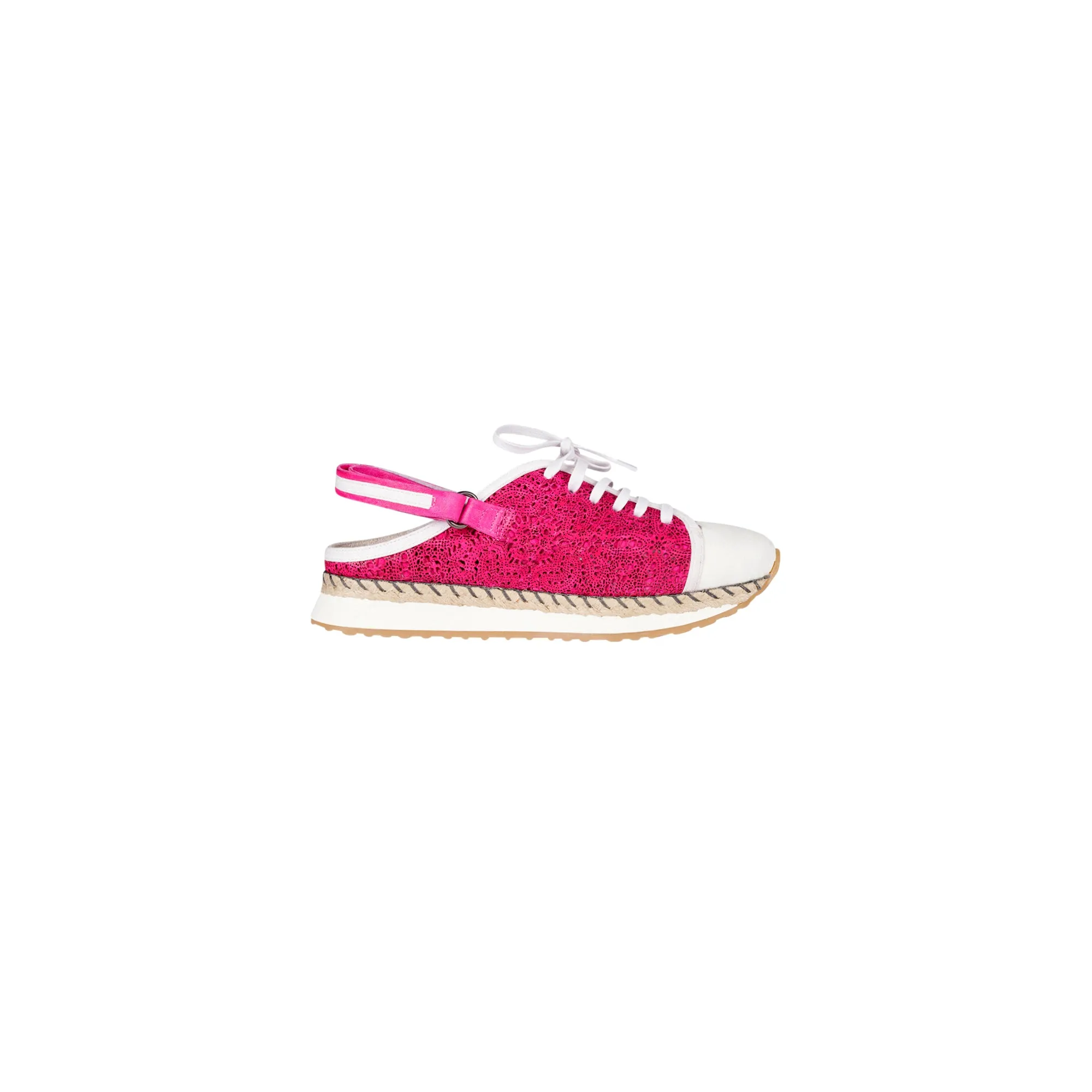 Open Back Sneaker Burano Fuchsia