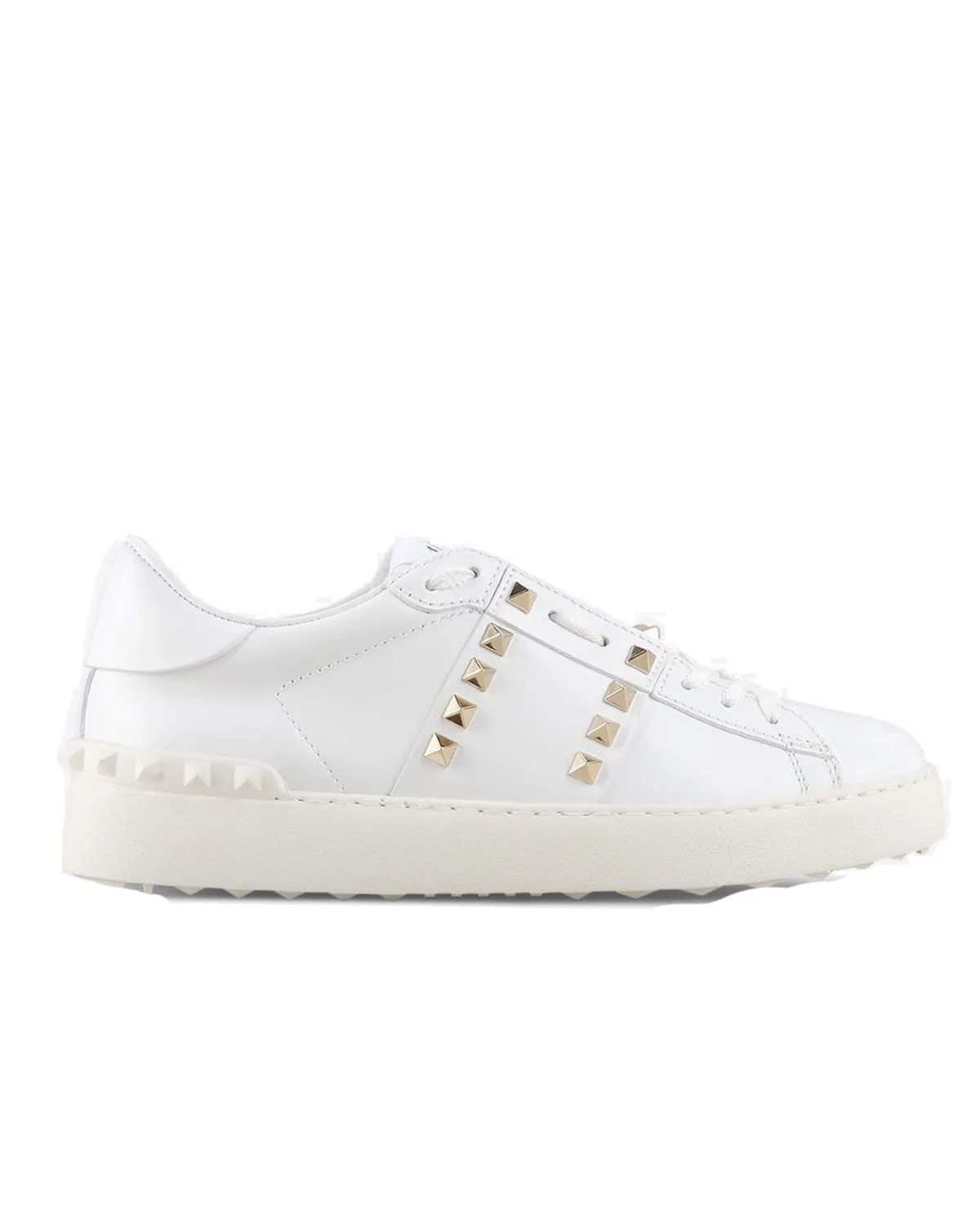 Open Sneaker Untitled, White/Gold