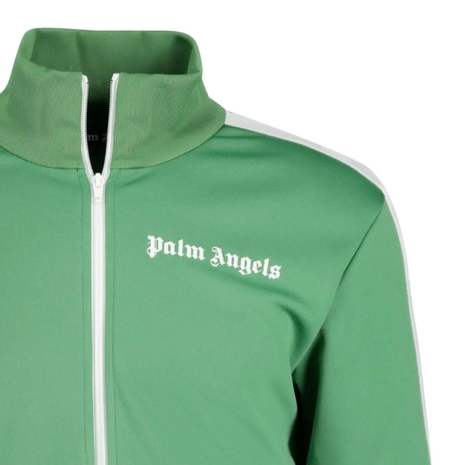 PALM ANGELS Logo Track Jacket Green