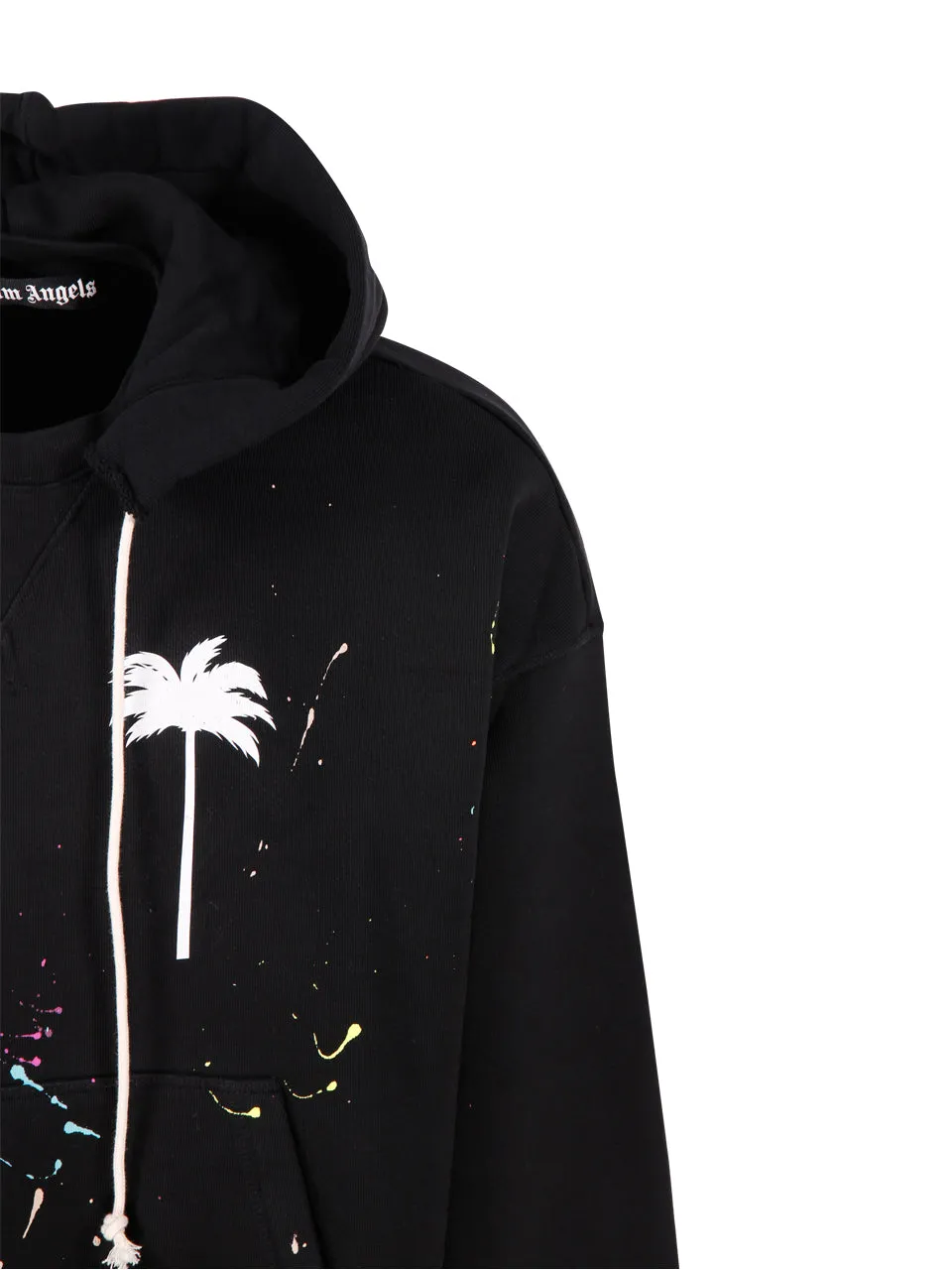 Palm Angels Palm-Printed Drawstring Hoodie