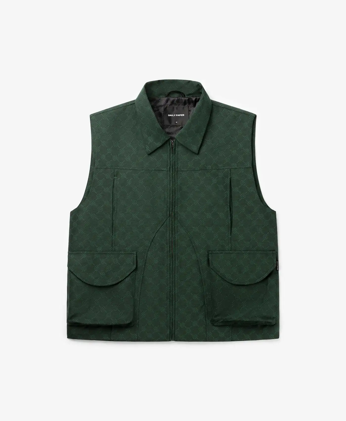 Pine Green Benji Monogram Vest