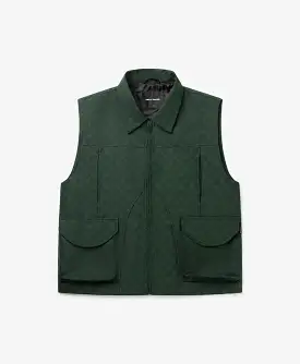 Pine Green Benji Monogram Vest