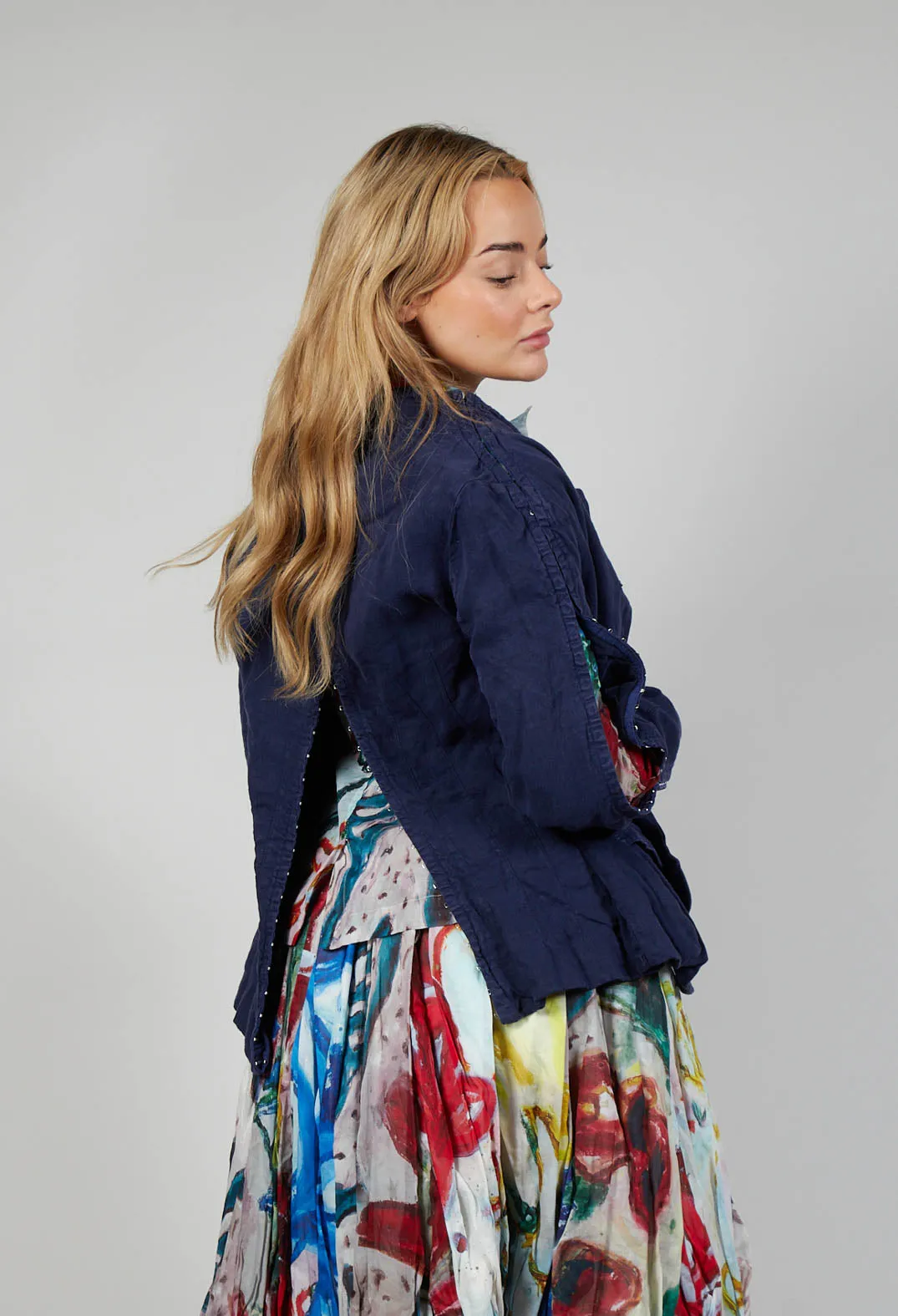 Pinned Sleeve Jacket in Enzian