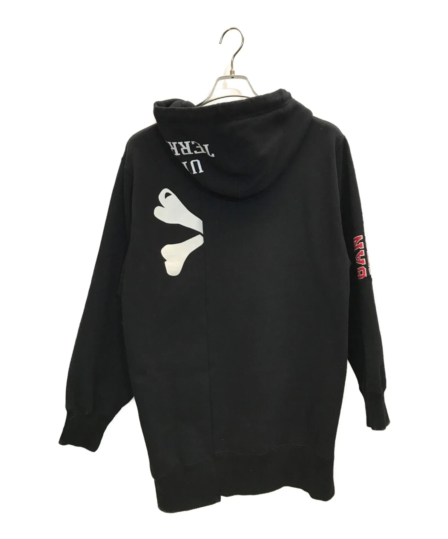 [Pre-owned] WTAPS 18AW RIPPER 02 SWEATSHIRT Reconstruction Patchwork Sweatshirt Hoodie Hoodie 182ATDT-CSM11