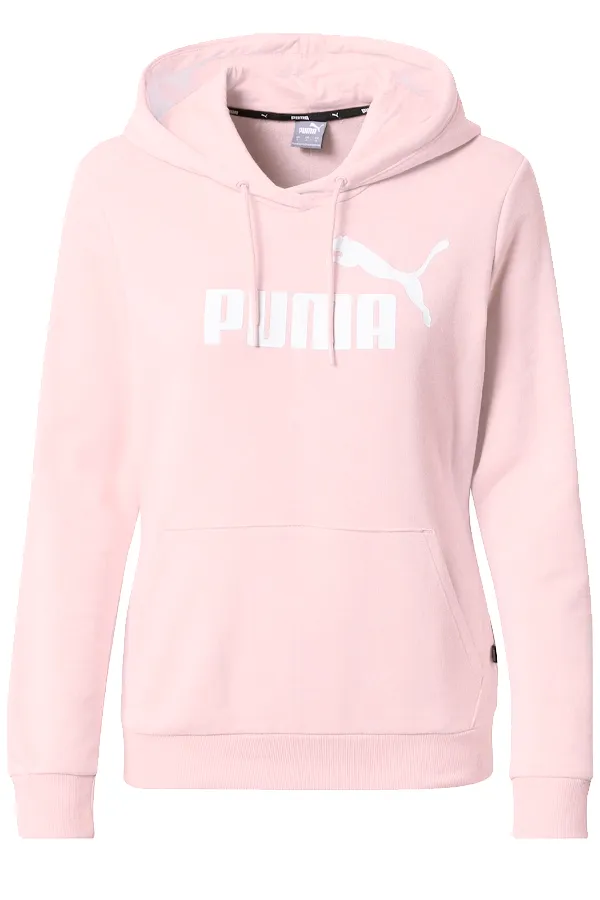 PUMA Women Essential Logo Hoodie Pink