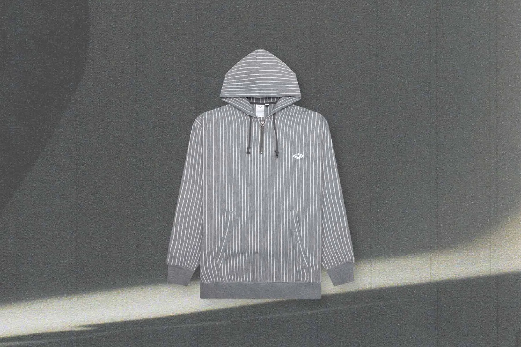 Puma x Nanamica Striped Hoodie - Grey