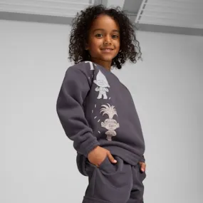 PUMA x TROLLS Graphic Crew Sweat - Boys 4-8 years | Galactic Gray | PUMA Shoes | PUMA 