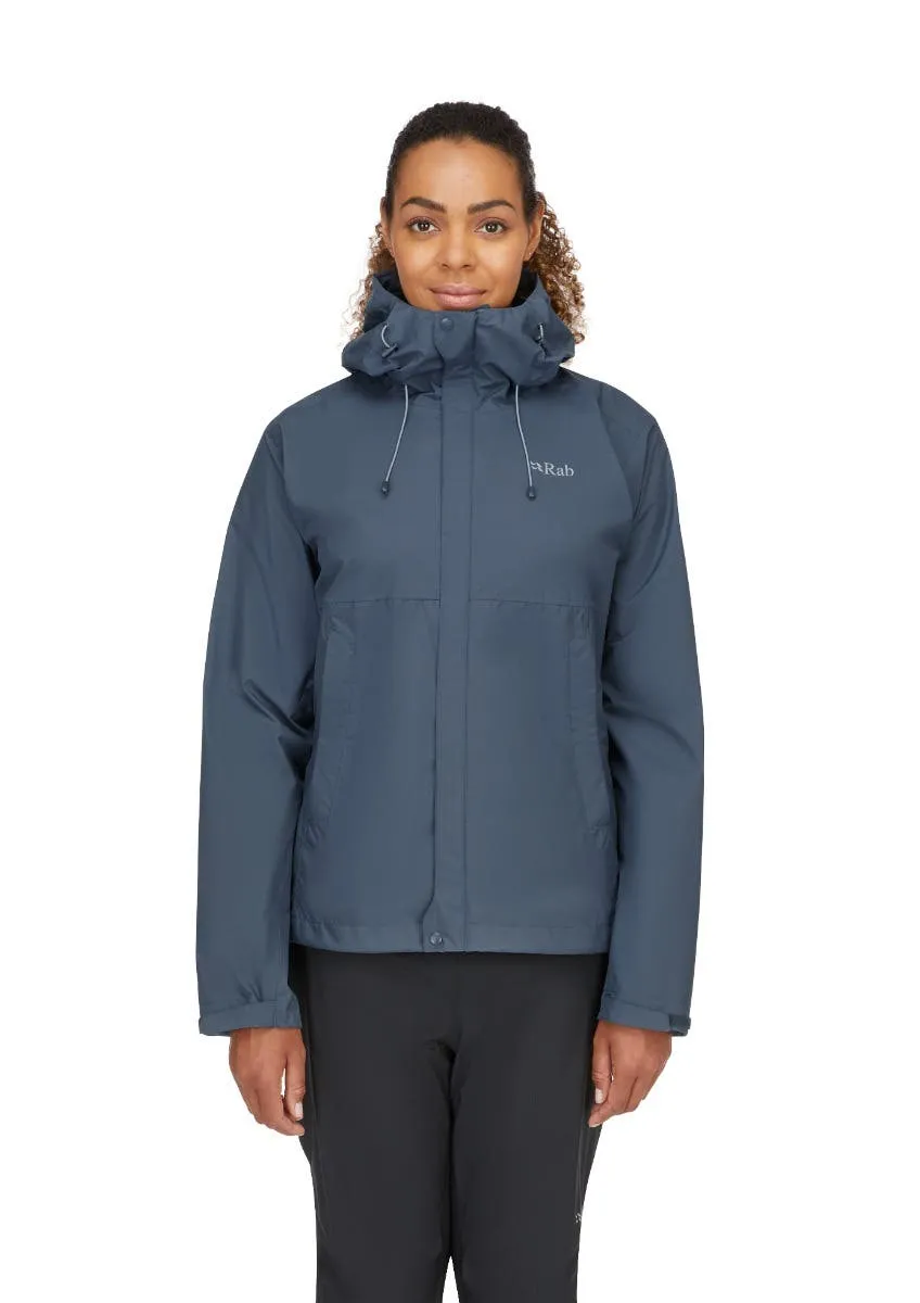 Rab Downpour Eco Waterproof Jacket - Women's | Technical Jackets | BananaFingers