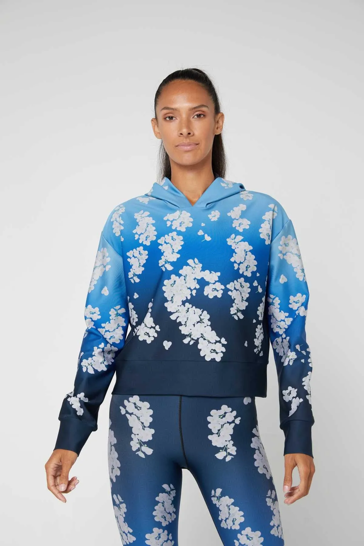 Radon Orchid Cropped Pull Over Hoodie