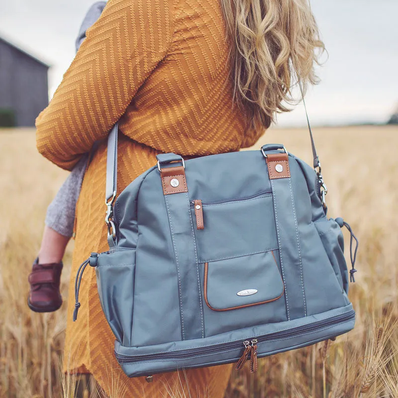 Sail Away Satchel - Anchor Grey