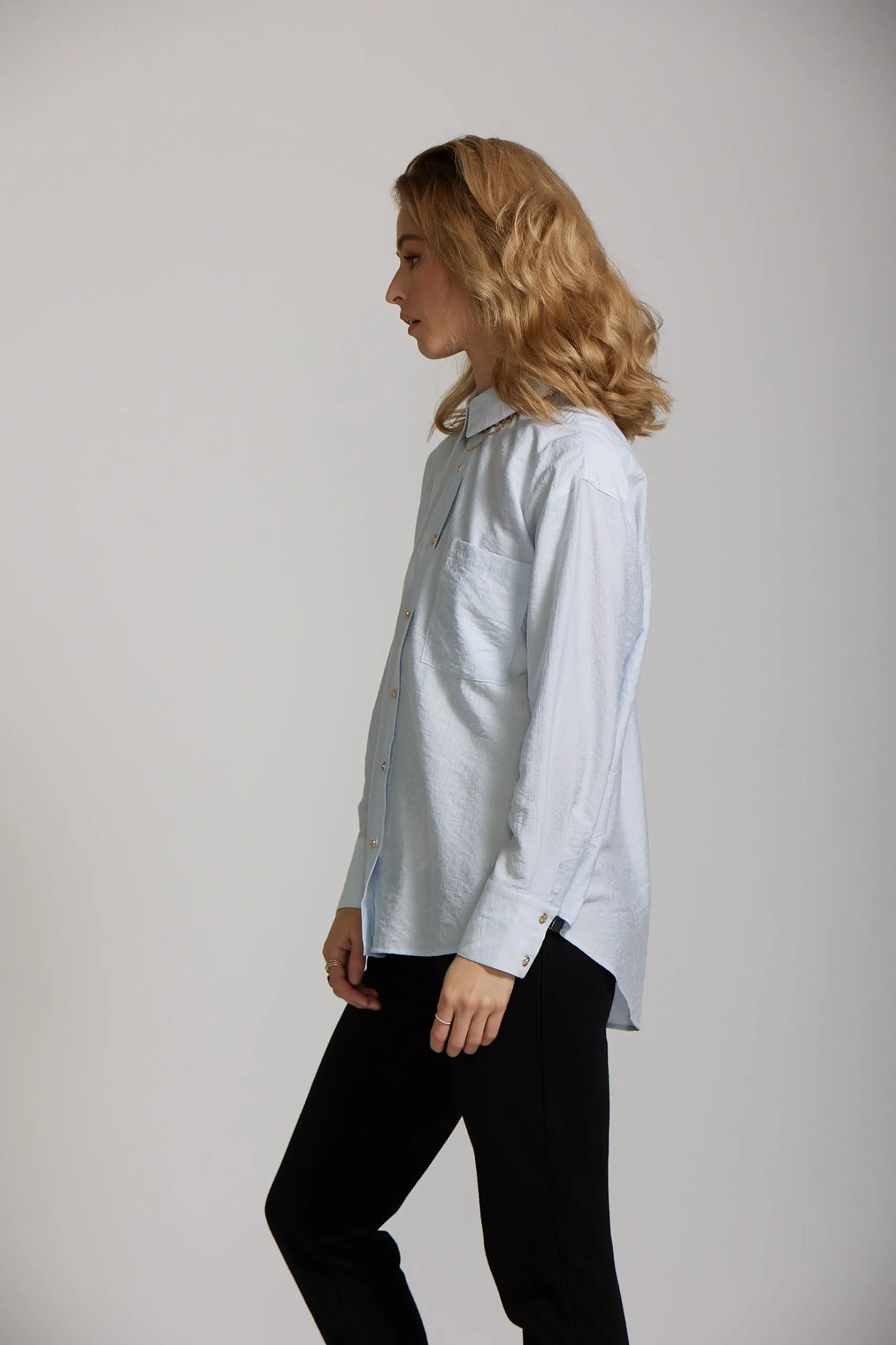 Sam Shirt - Blue Stripe