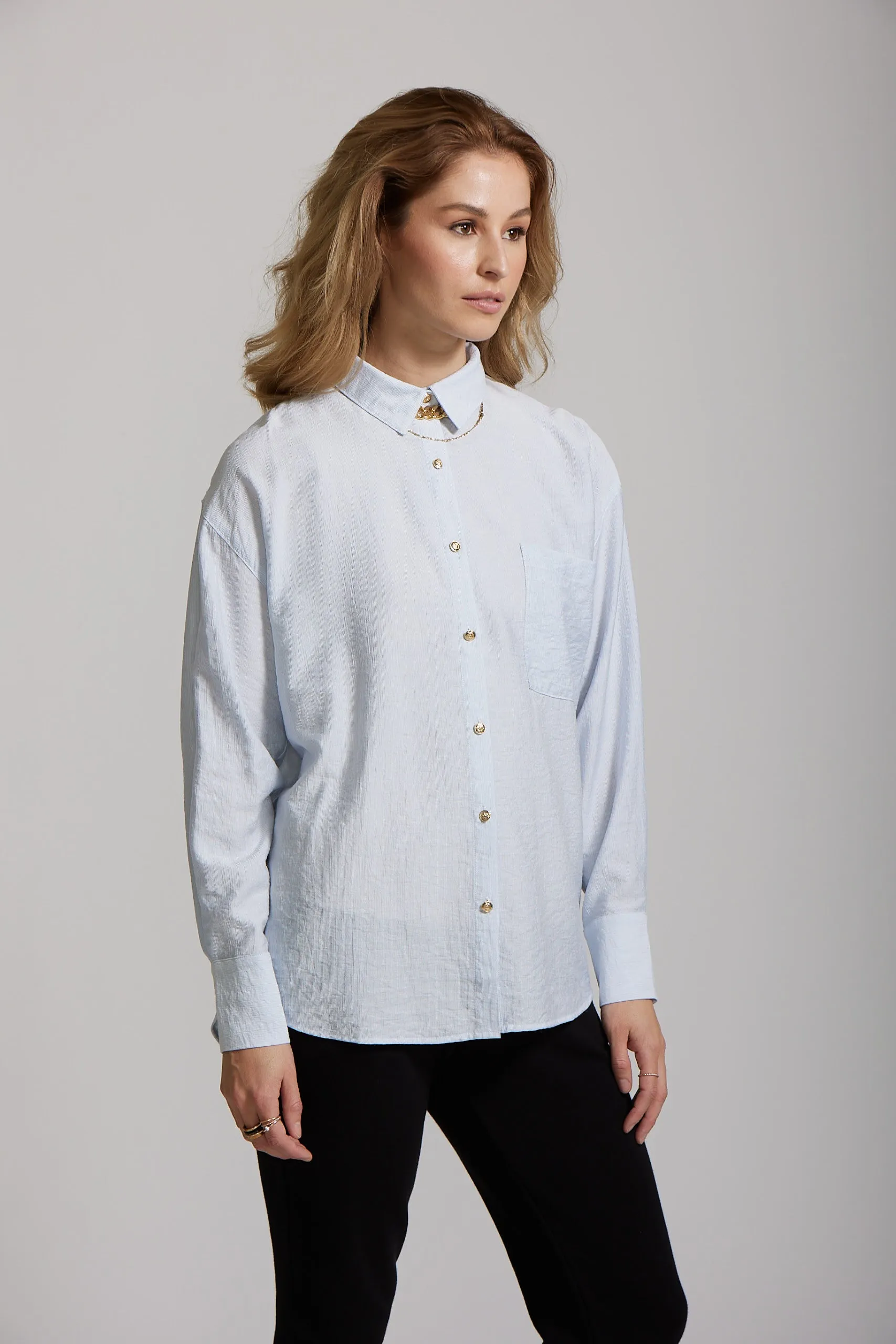 Sam Shirt - Blue Stripe