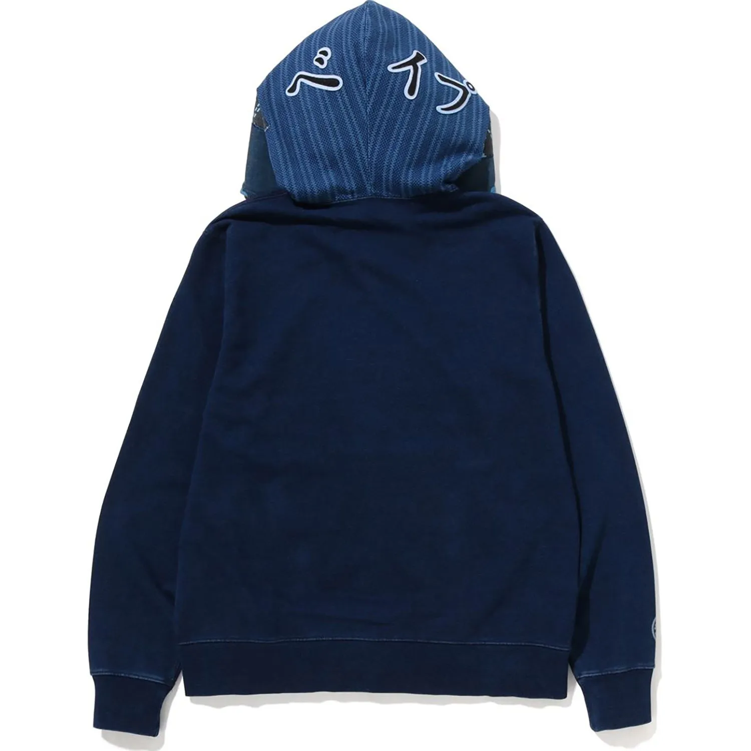 SAMURAI INDIGO FULL ZIP HOODIE MENS