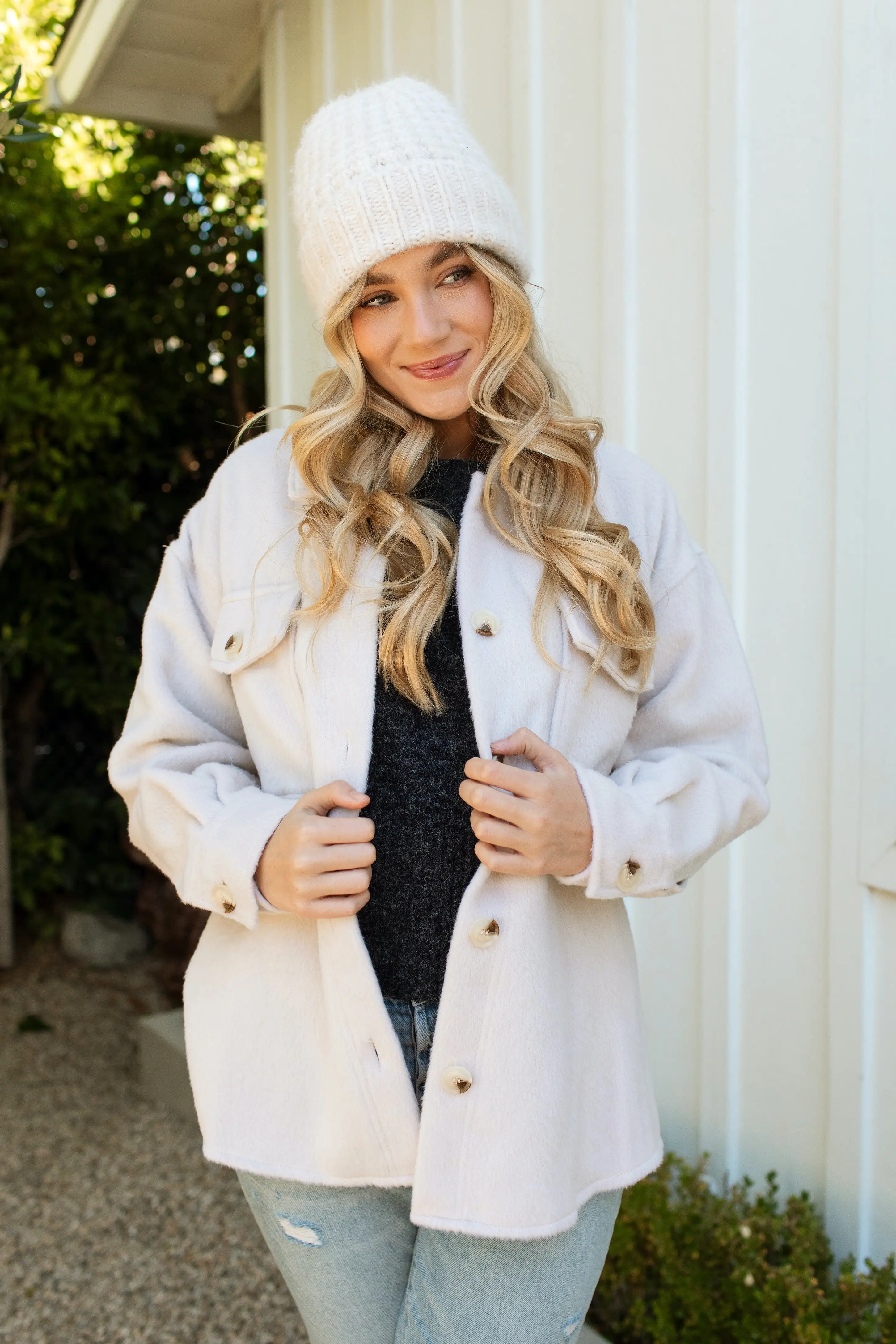 Savannah Brushed Shirt Jacket