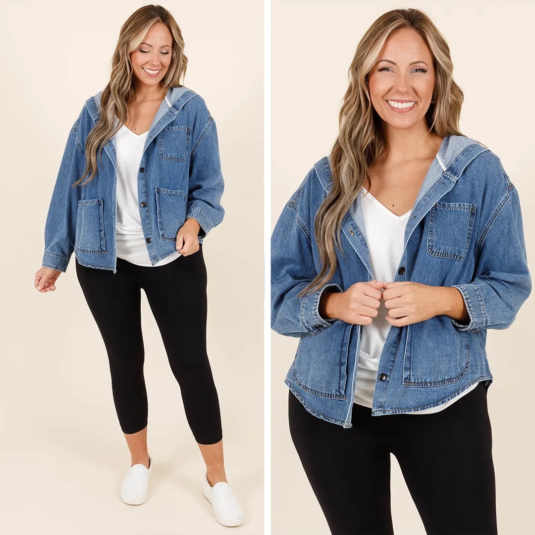 Shades Of You Jacket, Medium Wash