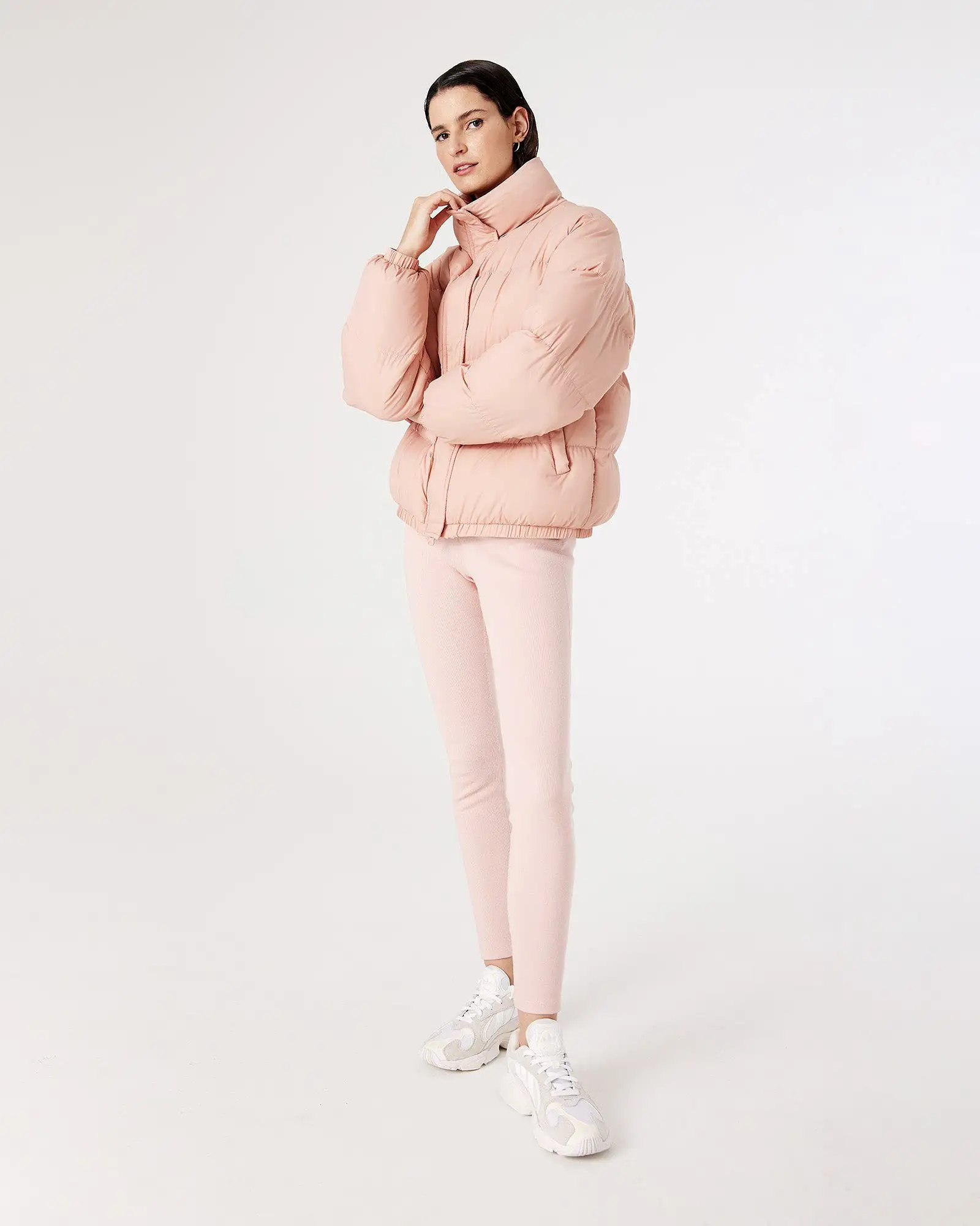 SPORTS PUFFER - PEACH PINK