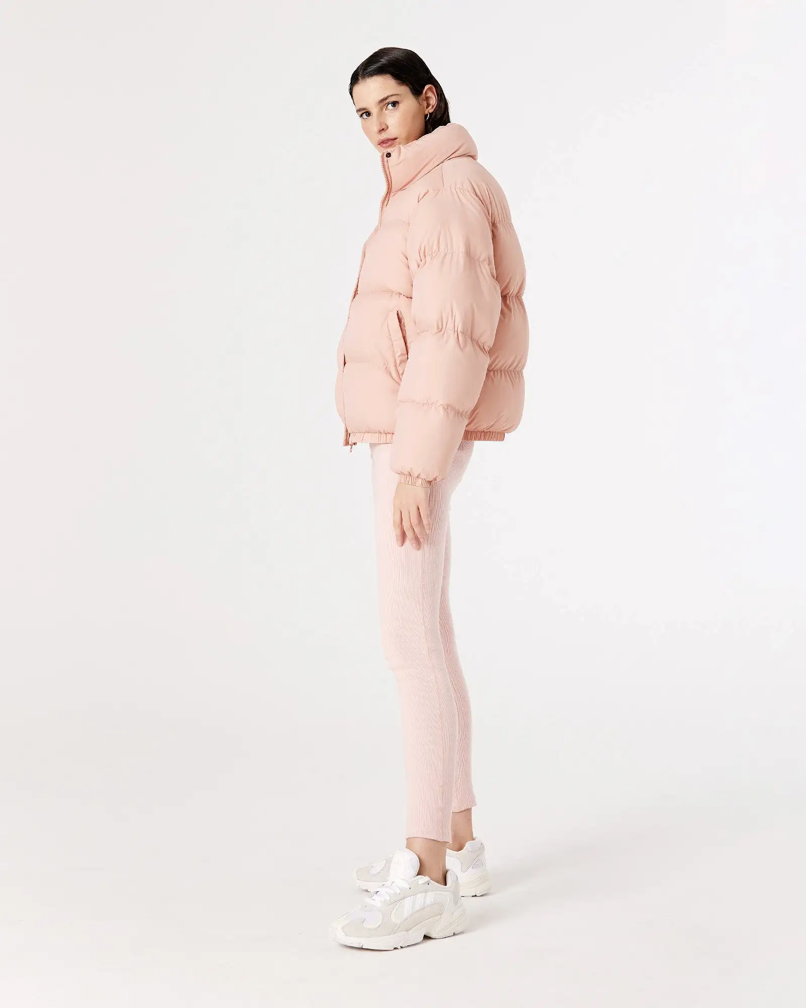 SPORTS PUFFER - PEACH PINK