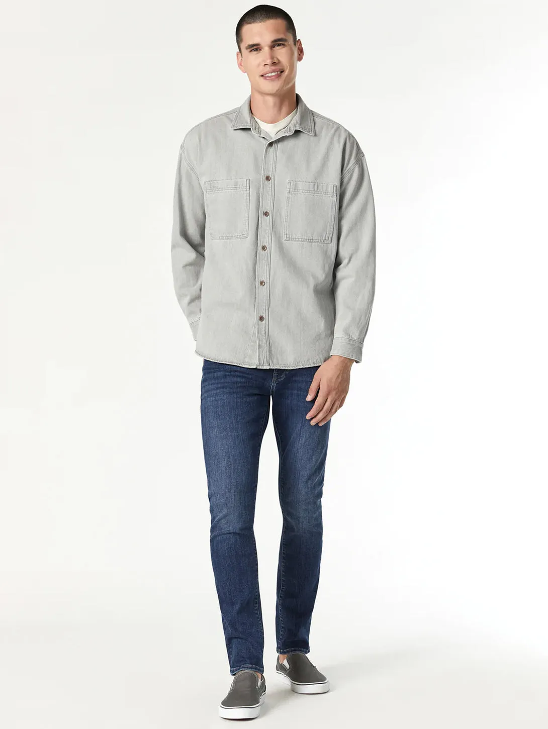 Stefan Shirt Jacket - Stone Natural