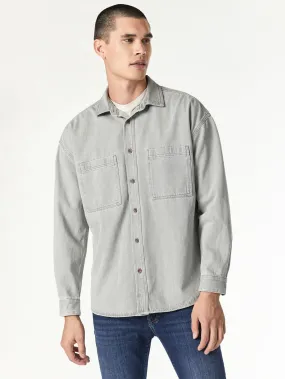 Stefan Shirt Jacket - Stone Natural