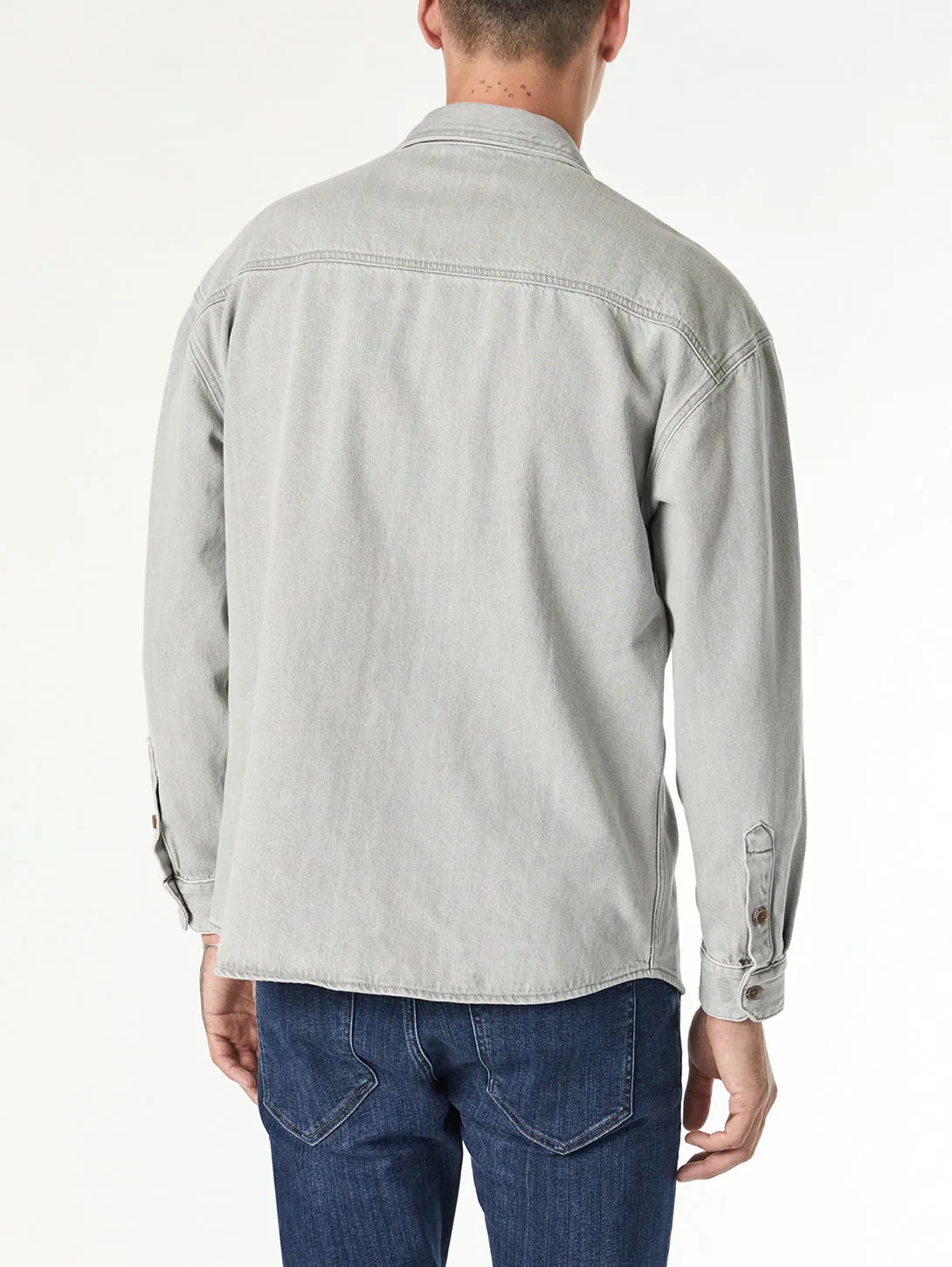 Stefan Shirt Jacket - Stone Natural