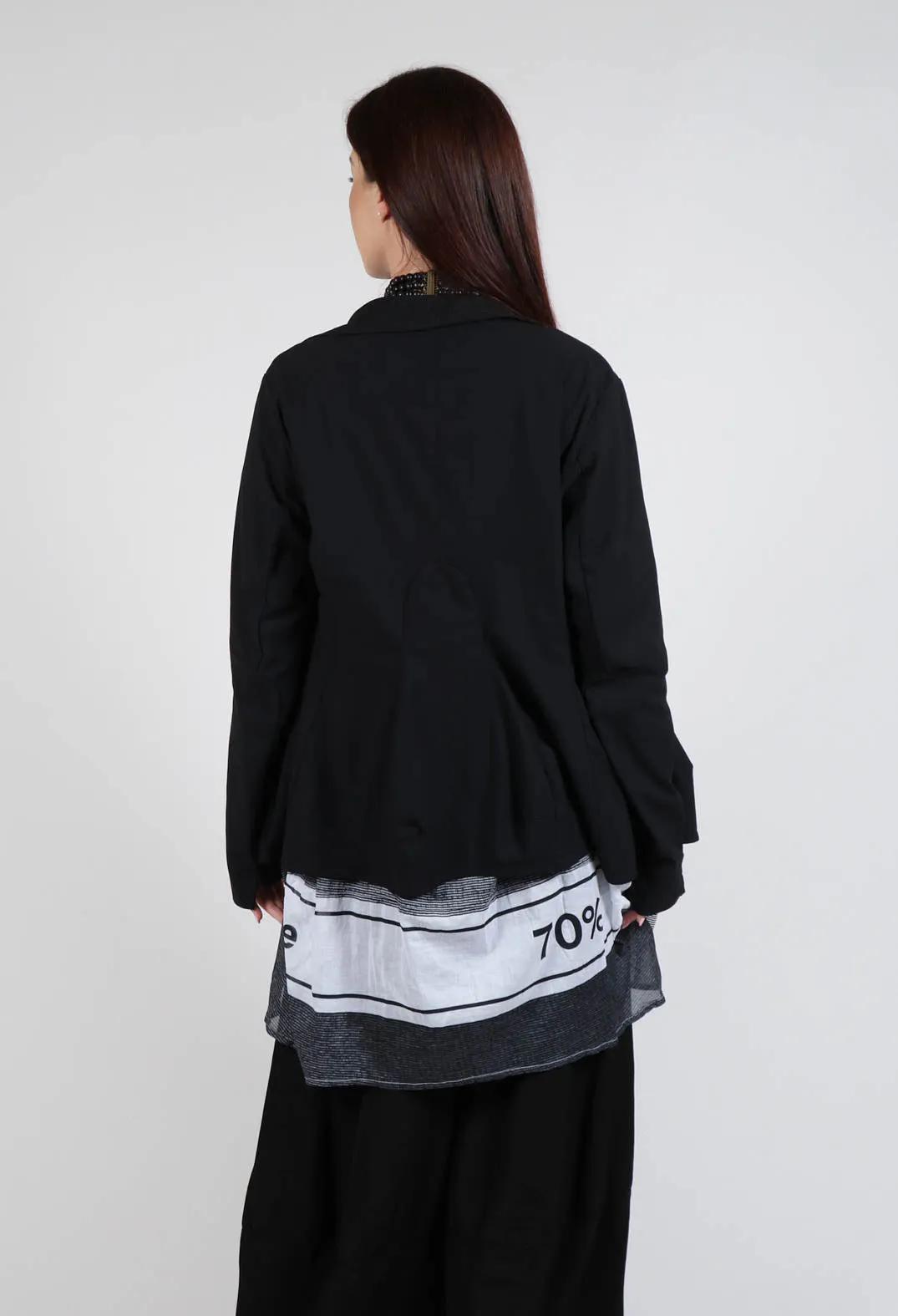 Stretch Fit Jacket in Black