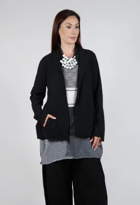 Stretch Fit Jacket in Black