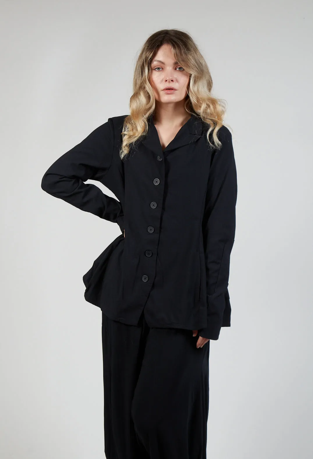 Stretch Fit Jacket in Black