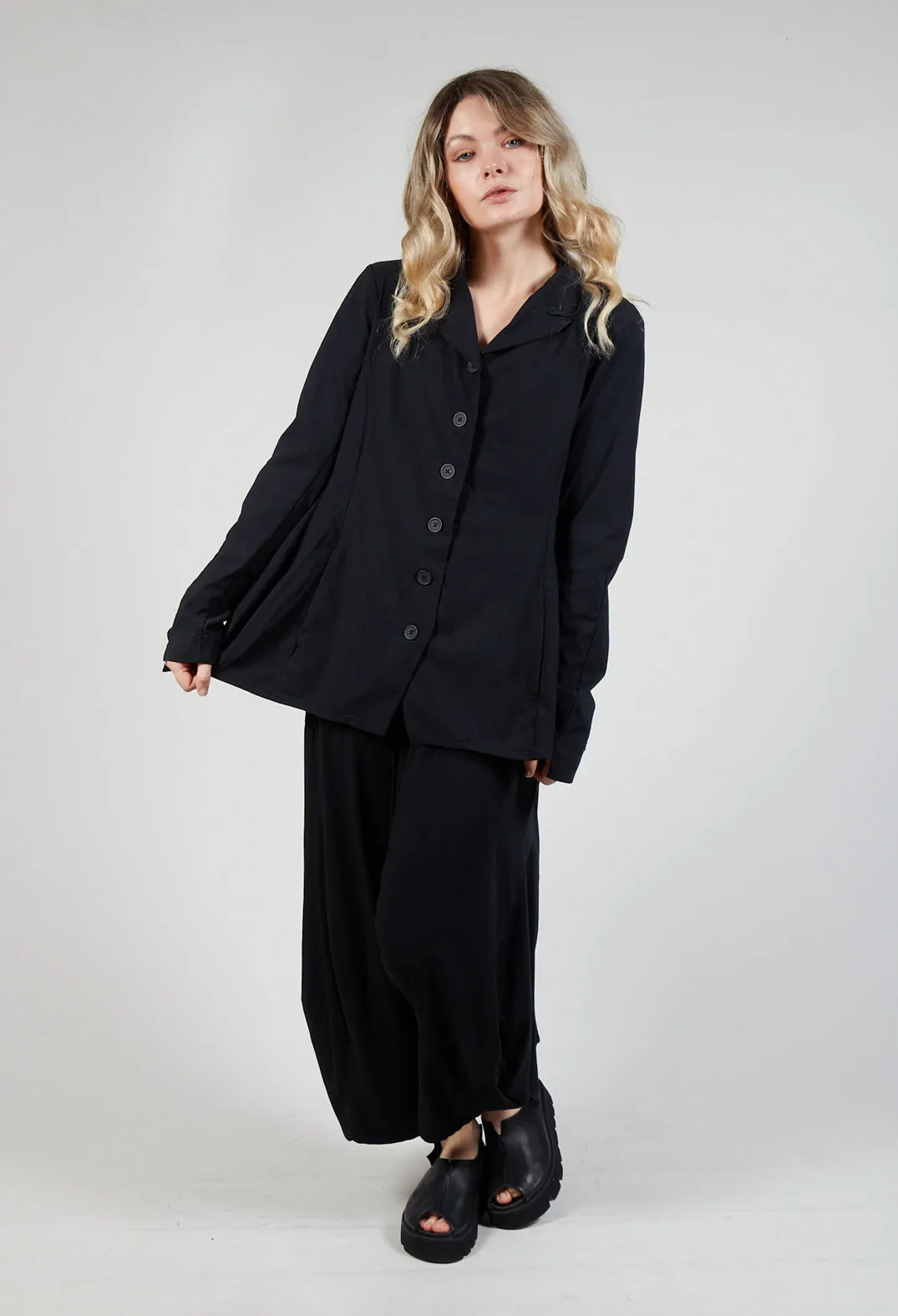 Stretch Fit Jacket in Black