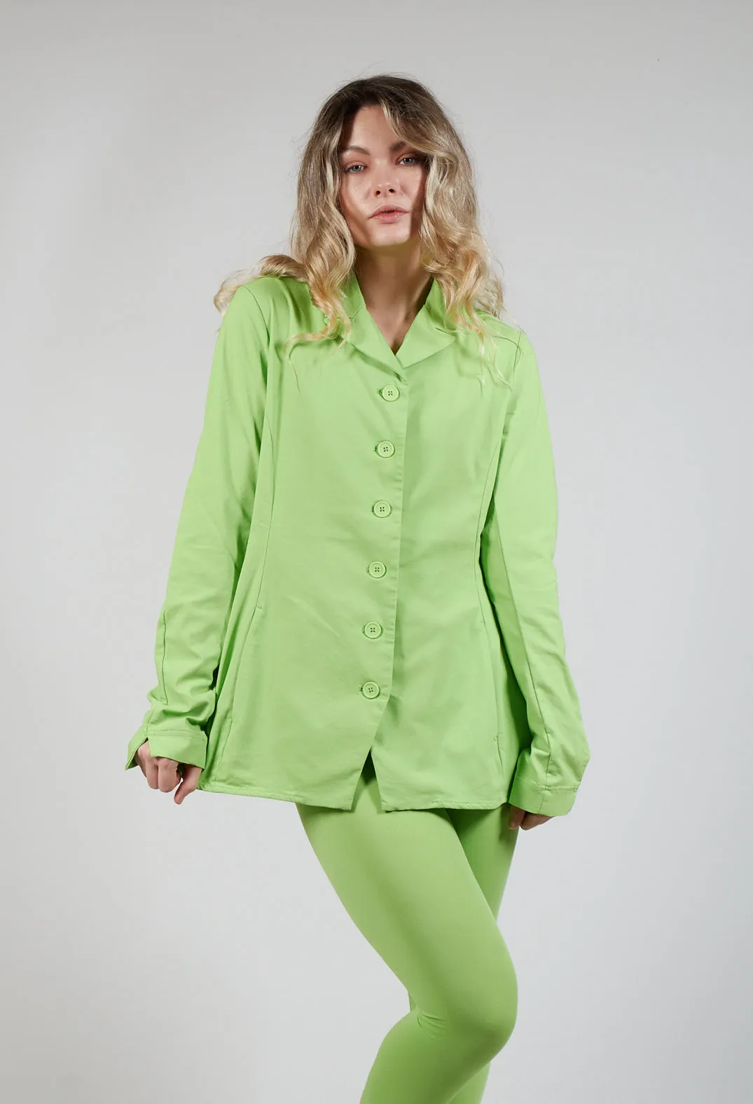 Stretch Fit Jacket in Lime