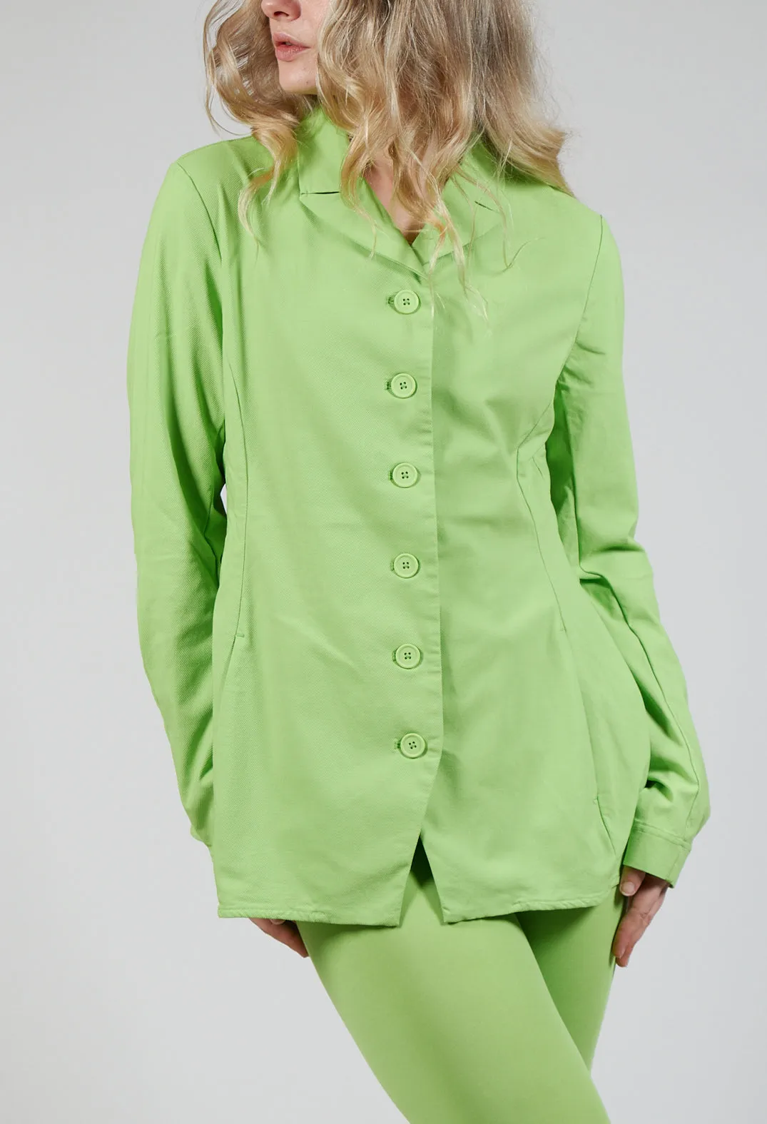 Stretch Fit Jacket in Lime