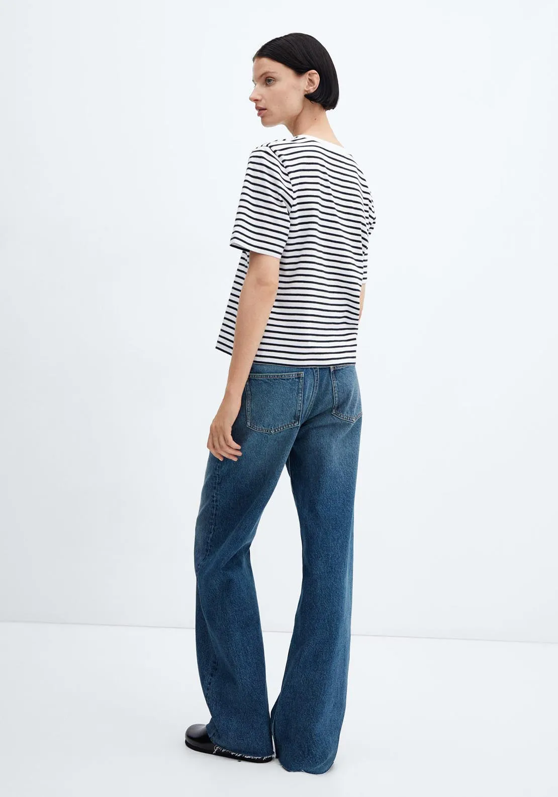 Striped cotton T-shirt