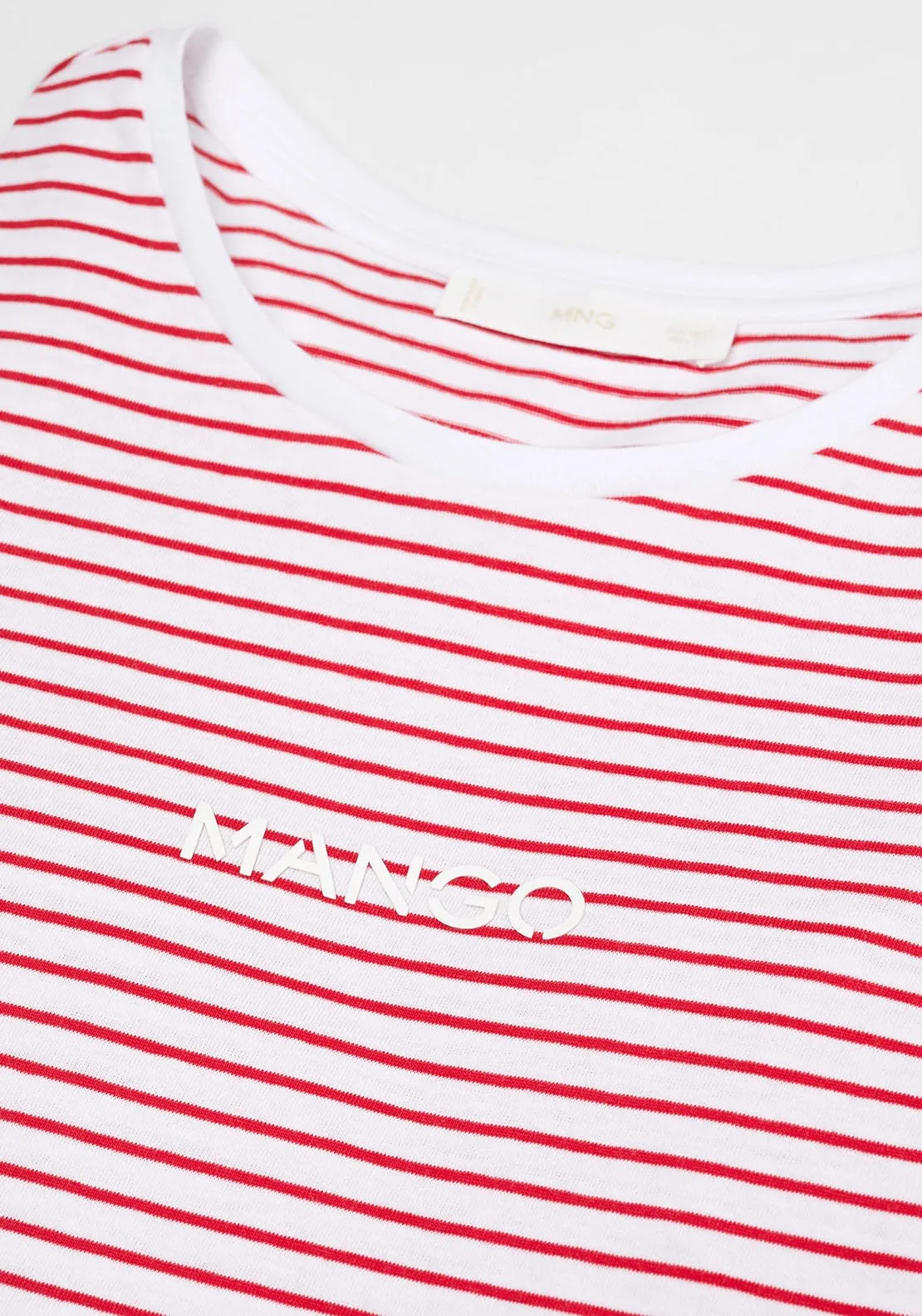 Striped logo T-shirt