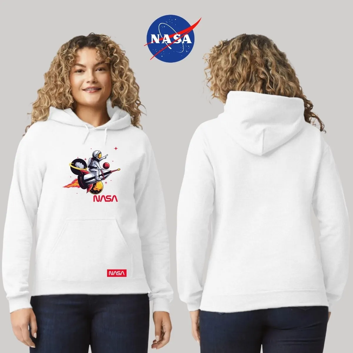 Sudadera para Mujer Hoodie Nasa Seal