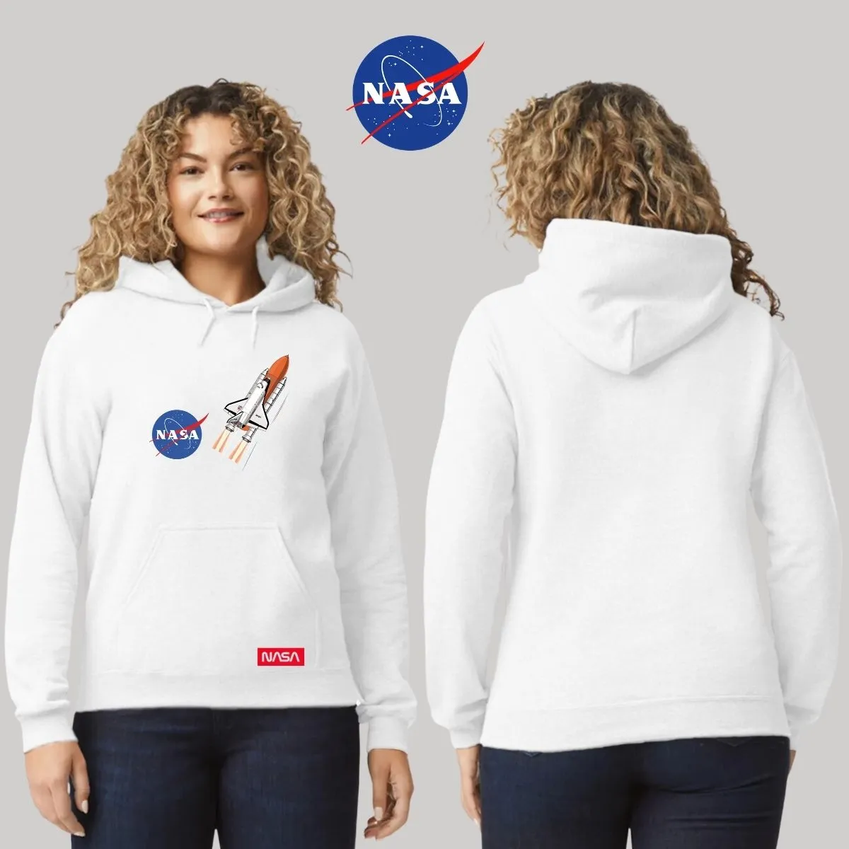 Sudadera para Mujer Hoodie Nasa Transbordador