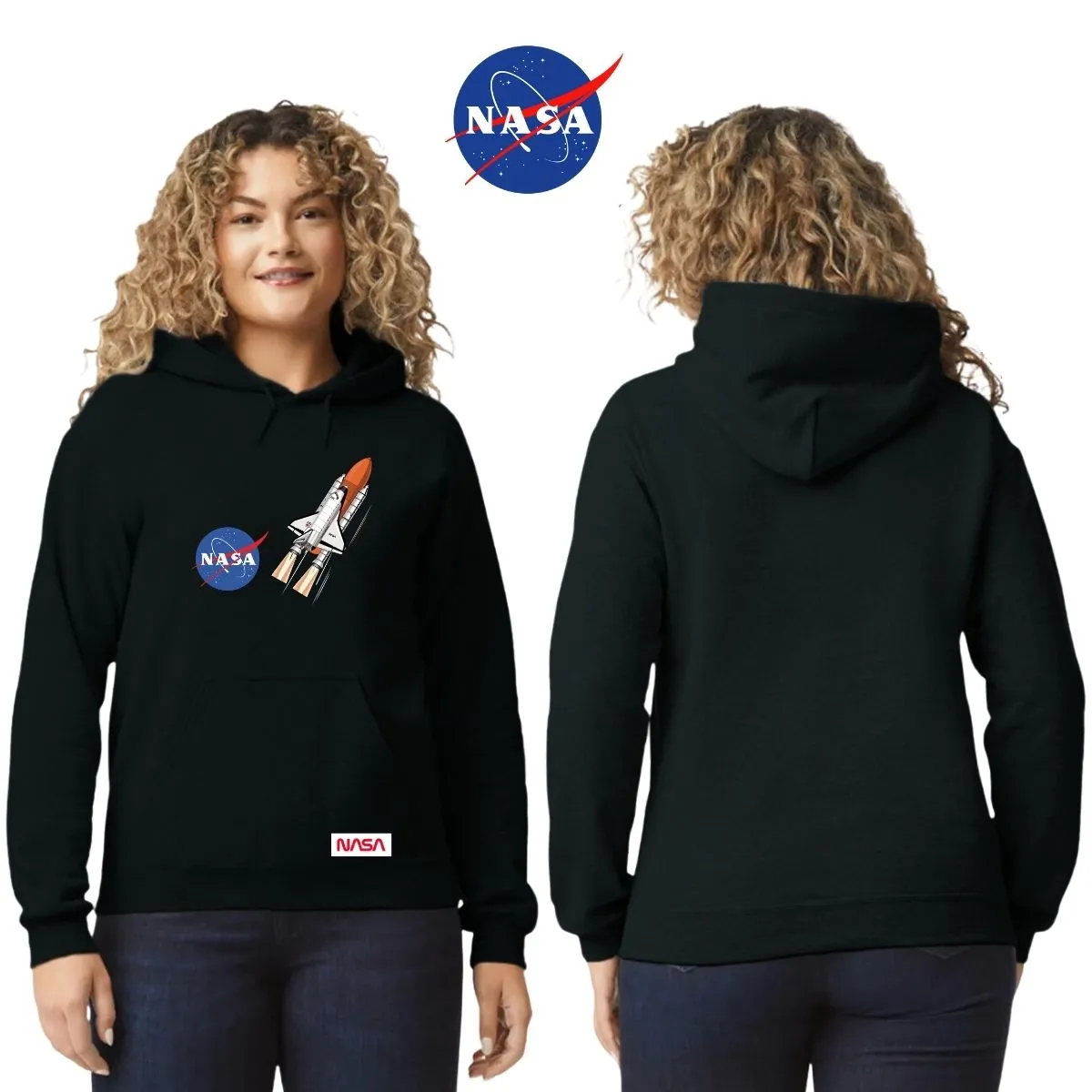 Sudadera para Mujer Hoodie Nasa Transbordador