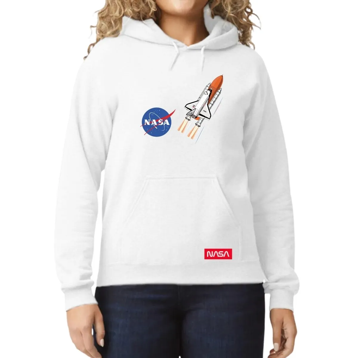 Sudadera para Mujer Hoodie Nasa Transbordador