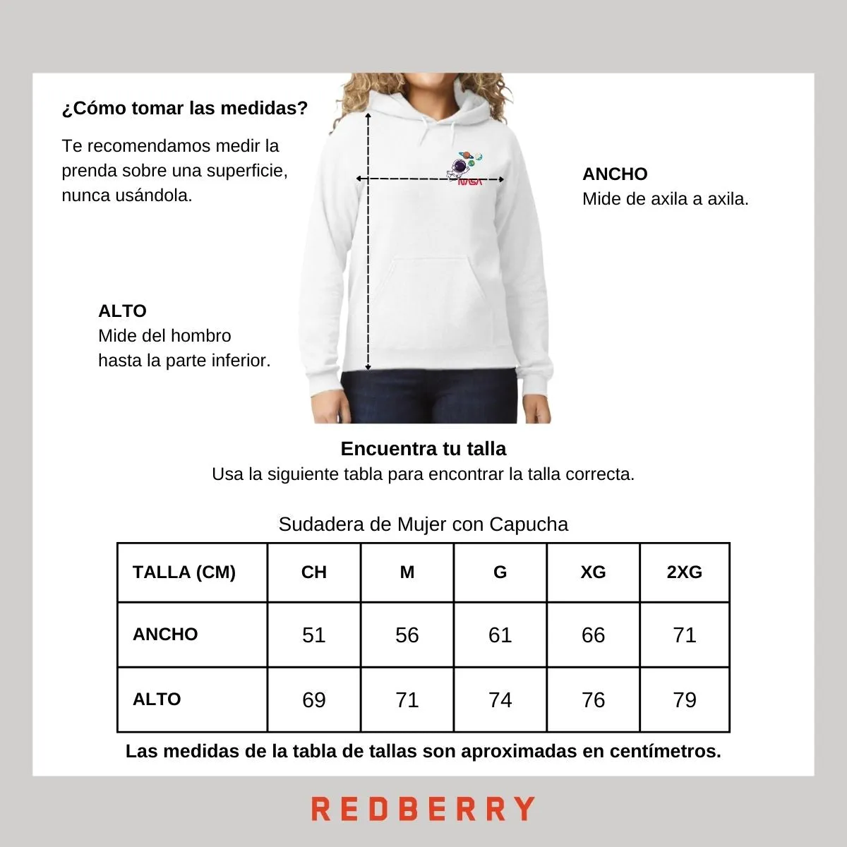 Sweater Suéter Mujer Hoodie Nasa Astronauta