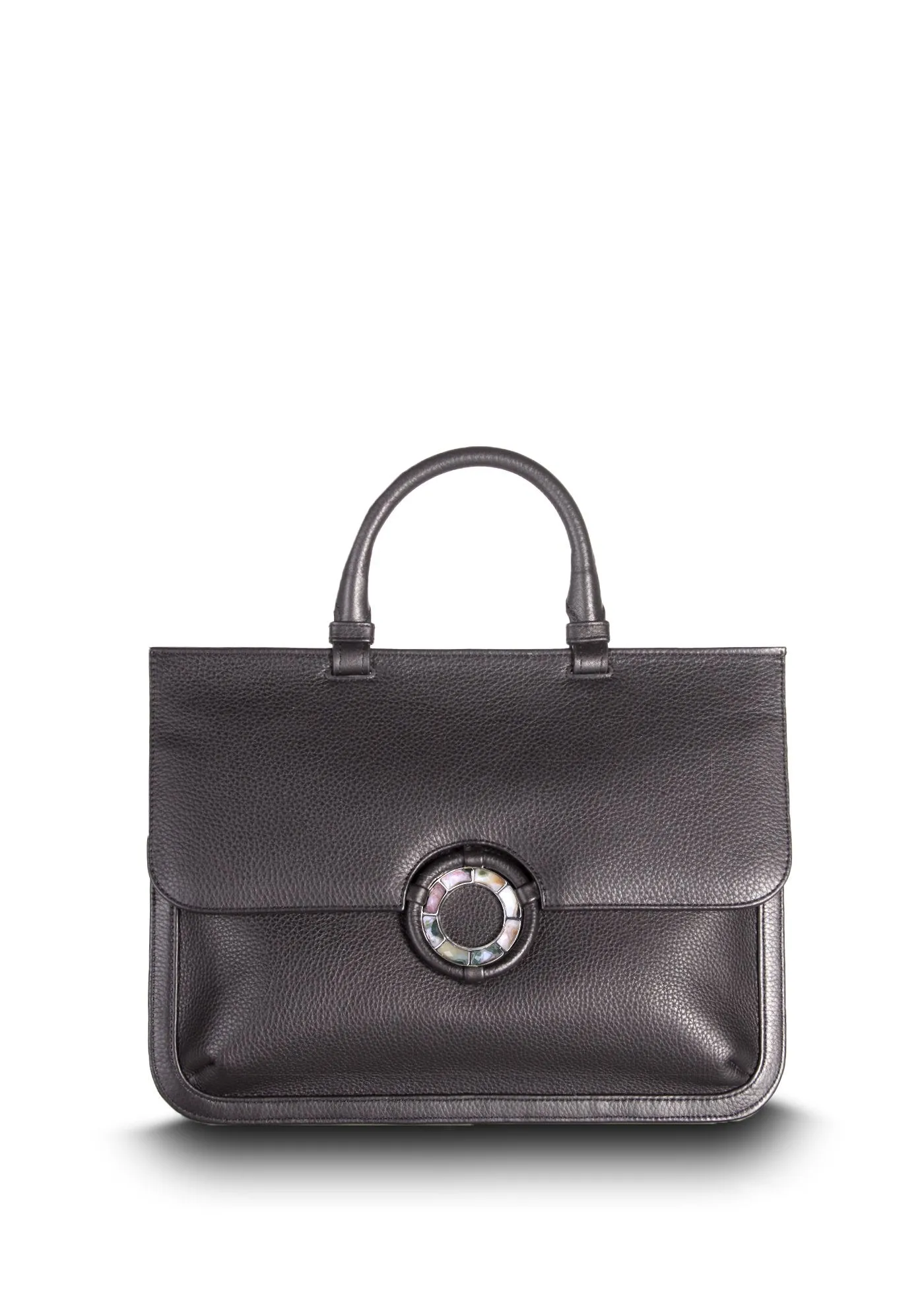 Sydney Convertible Satchel - Dark Brown Leather, Jasper Grommet