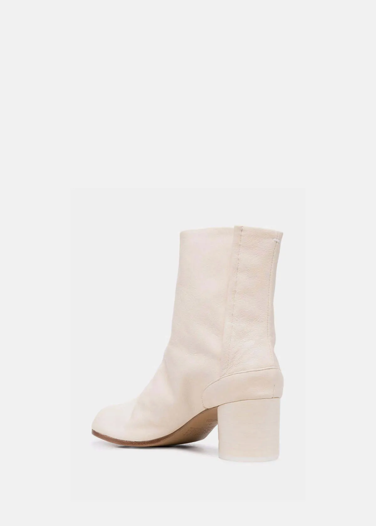 Tabi 60mm Ankle Boots - White