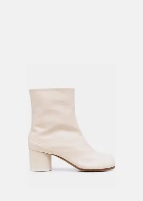 Tabi 60mm Ankle Boots - White