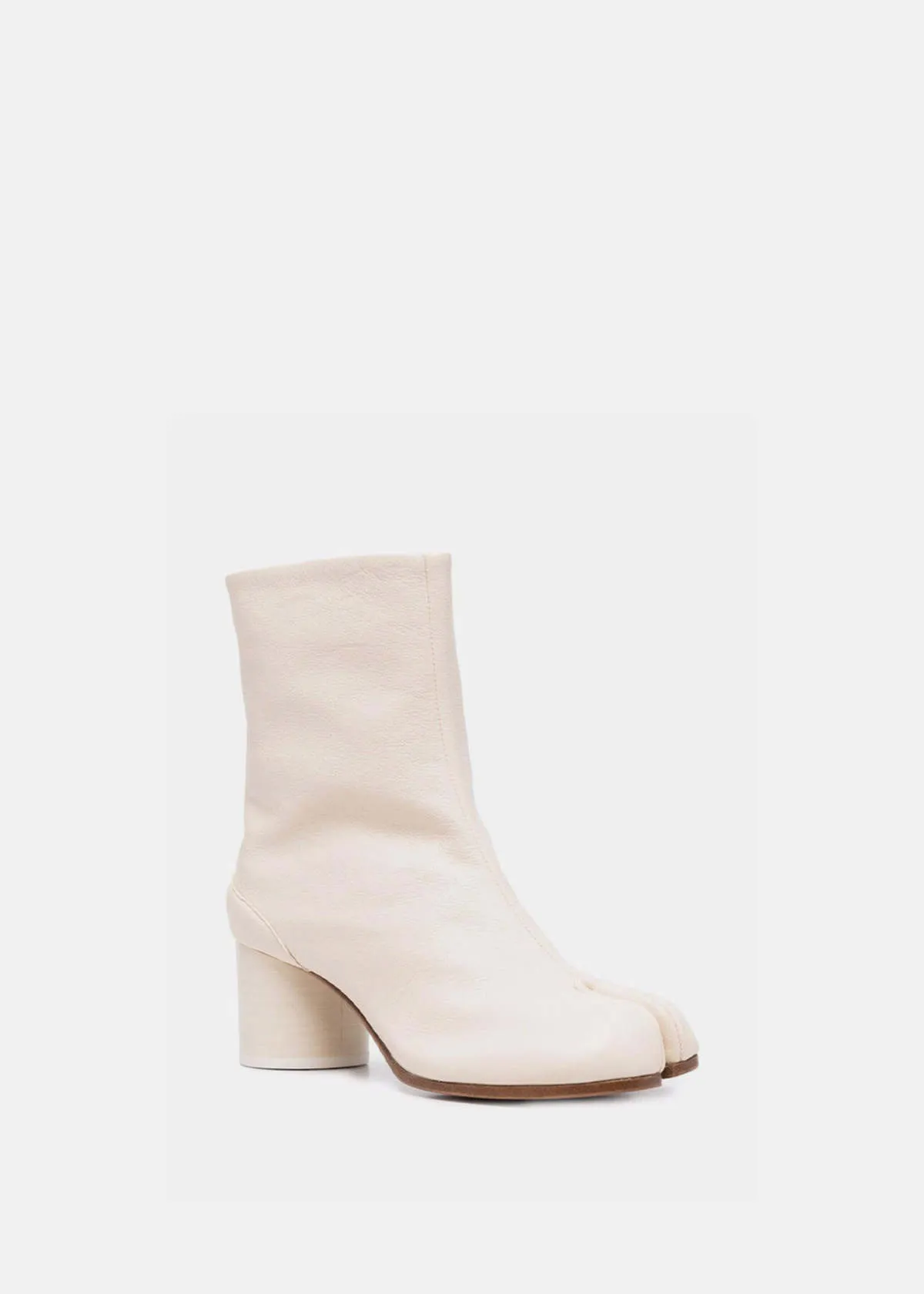 Tabi 60mm Ankle Boots - White