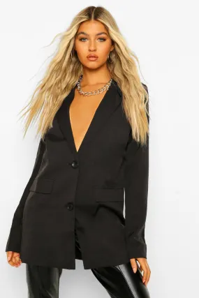 Tall Oversized Satin Blazer