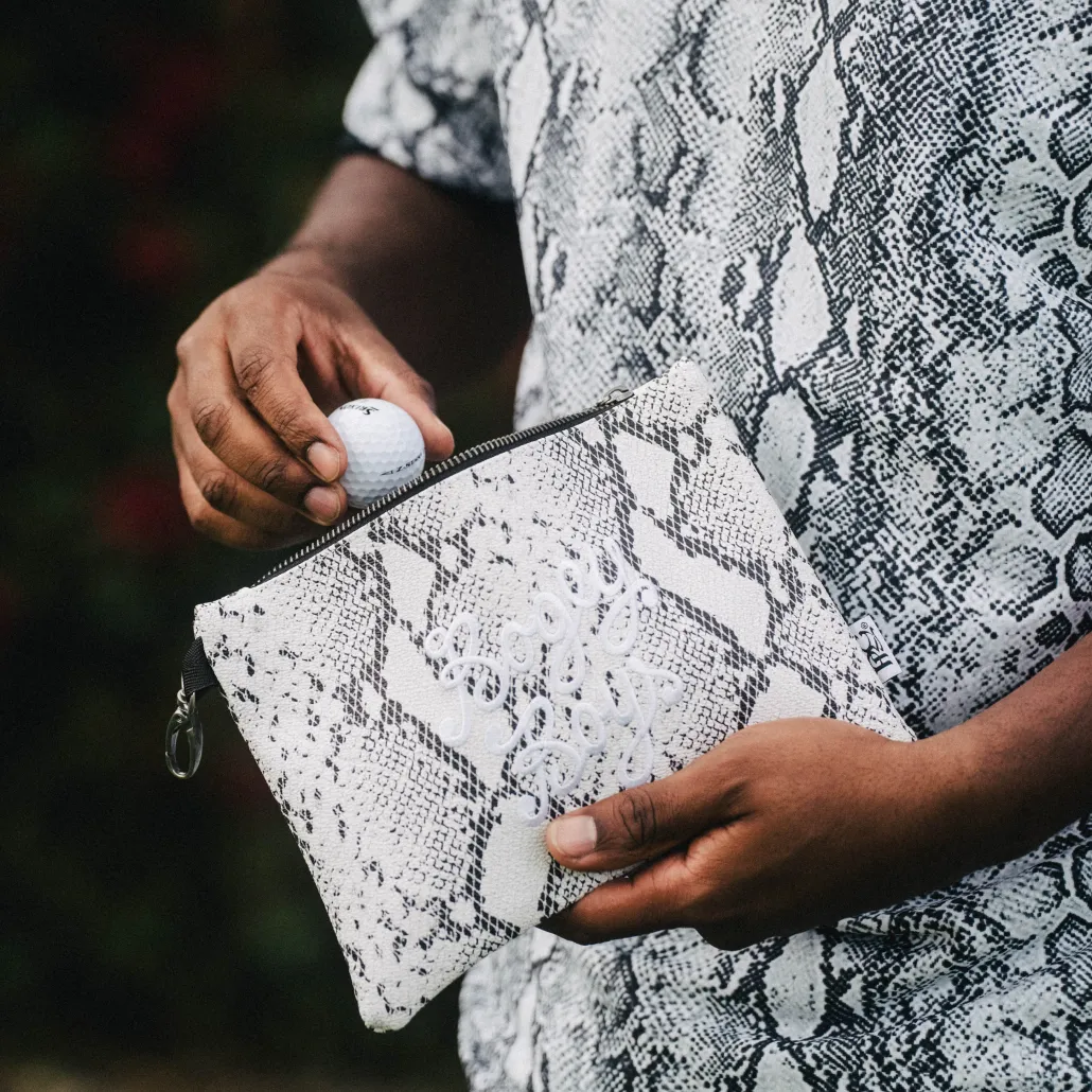 The Snake Run Small Tote Bag - Python Grey