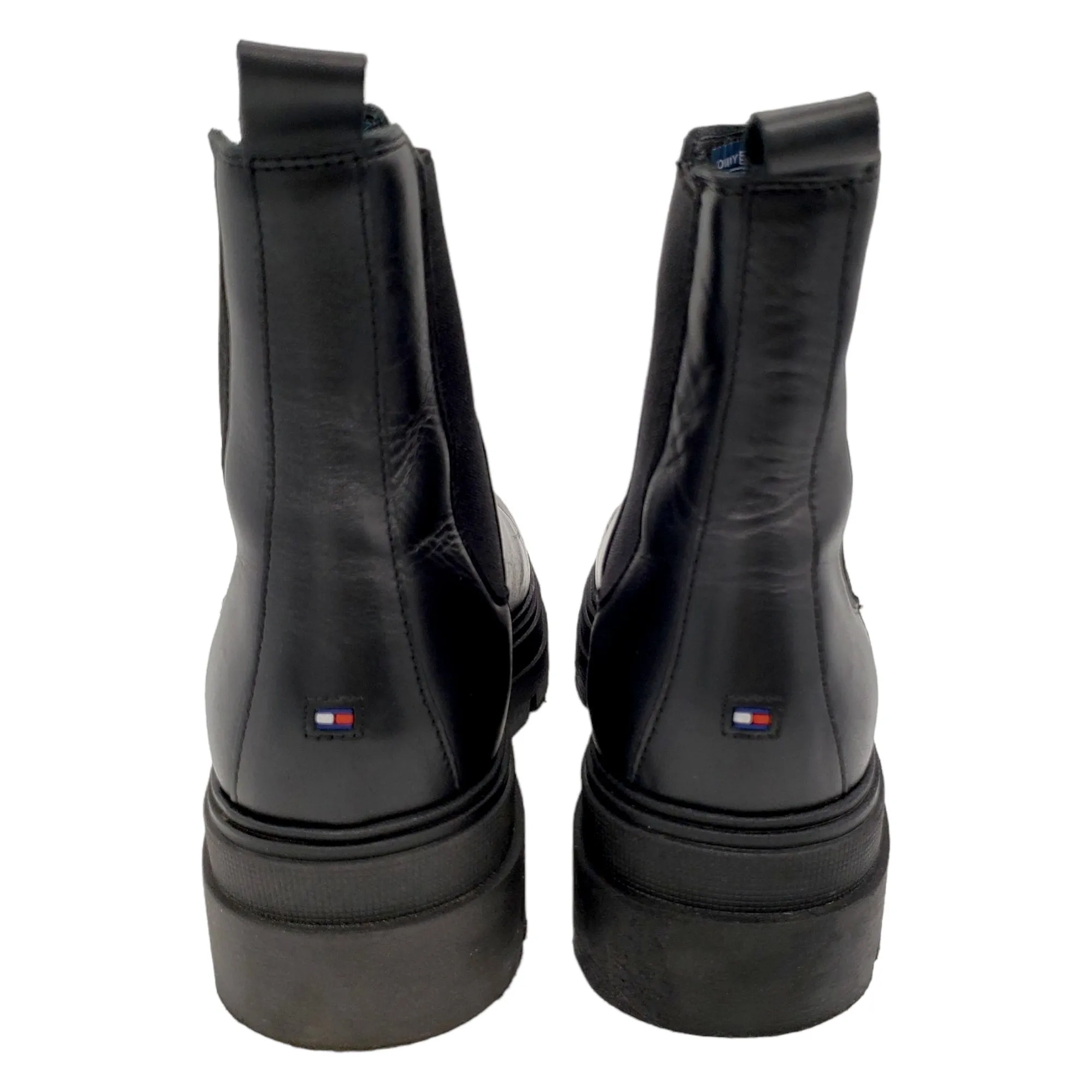 Tommy Hilfiger Black Chelsea Boots