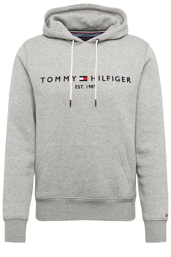 Tommy Hilfiger Essential Logo Hoodie Grey